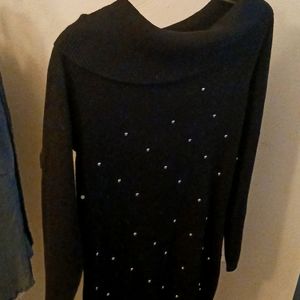 Derek heart black dress